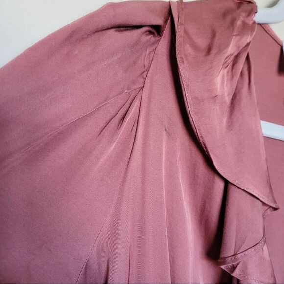 Selkie Brown Wrap Dress size S - Picture 9 of 13